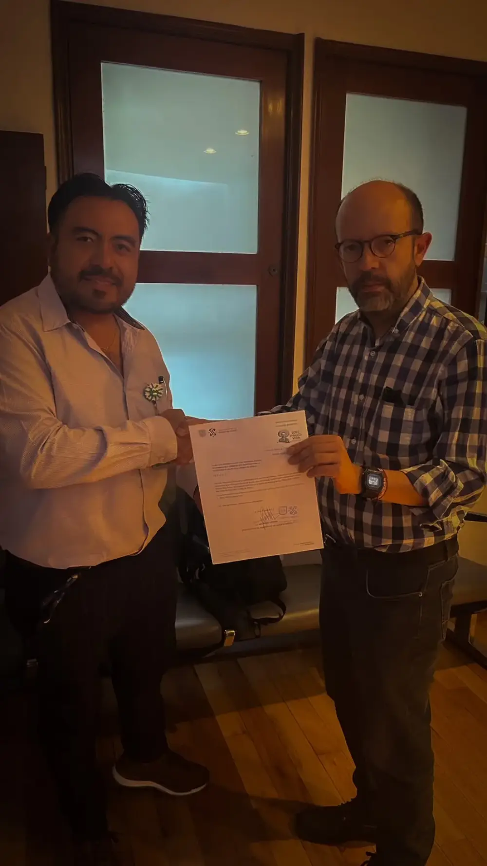 Entrega de documentación
