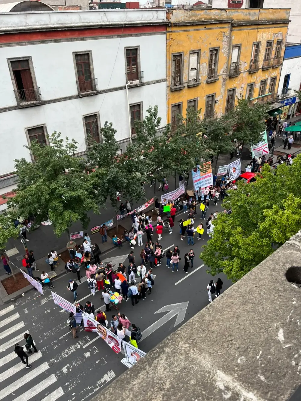Marcha de trabajadores de la salud